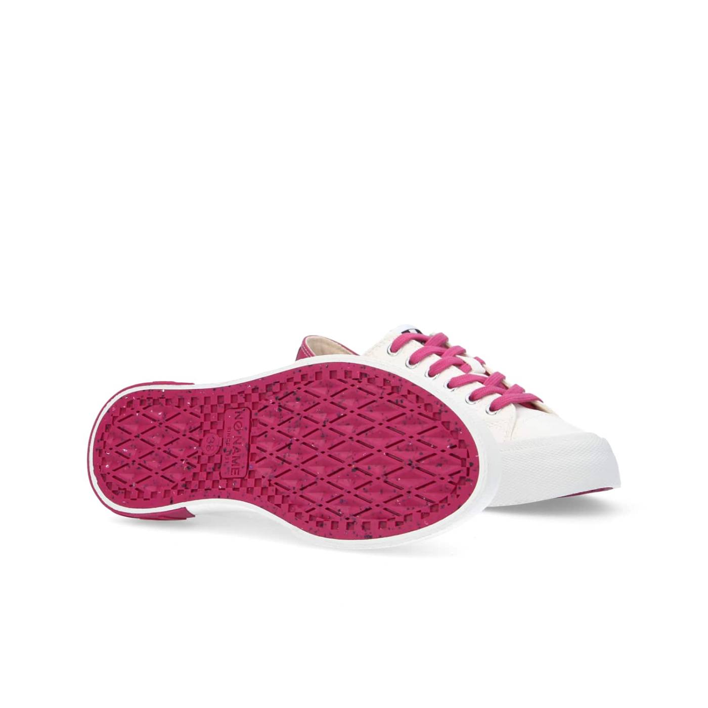 SNEAKER RESET W - TELA REC/FOX - BIANCO/FUXIA